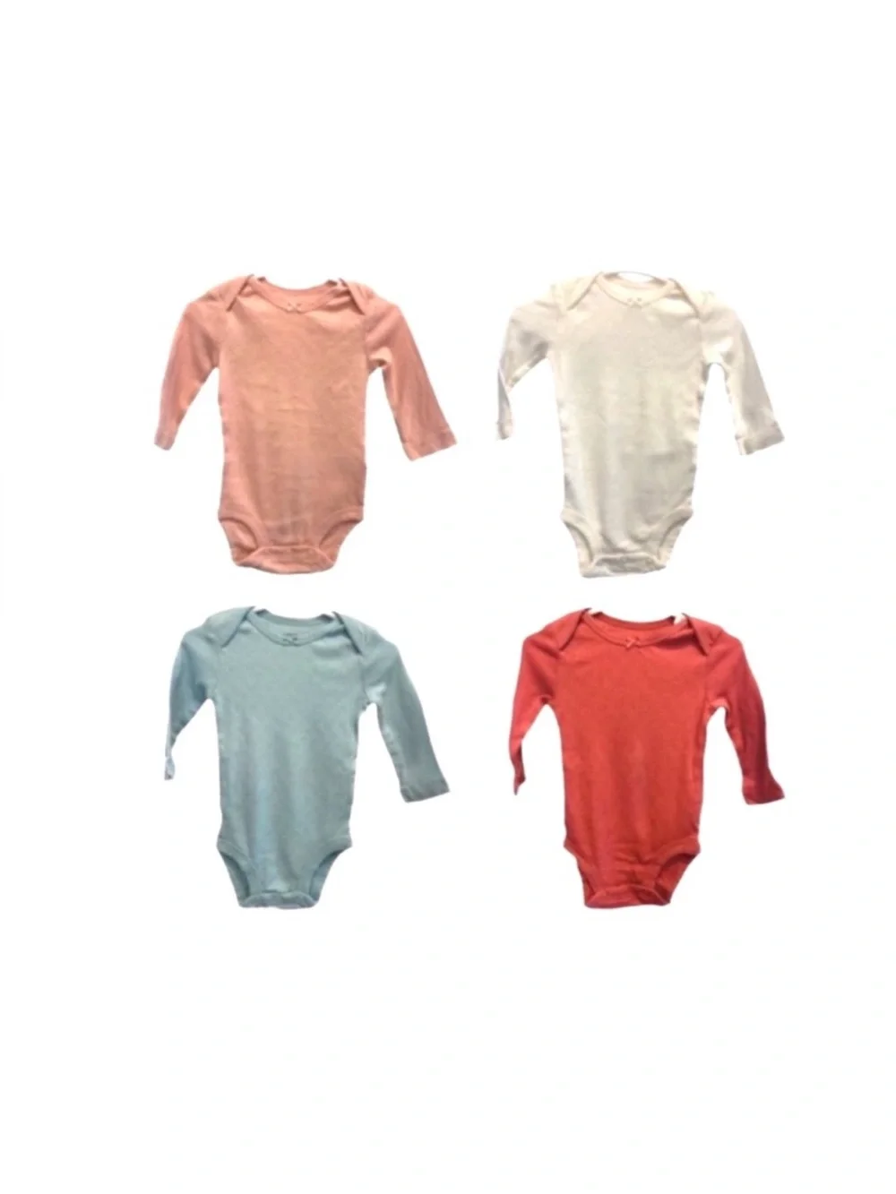 4 Carters Long Sleeve Onesie